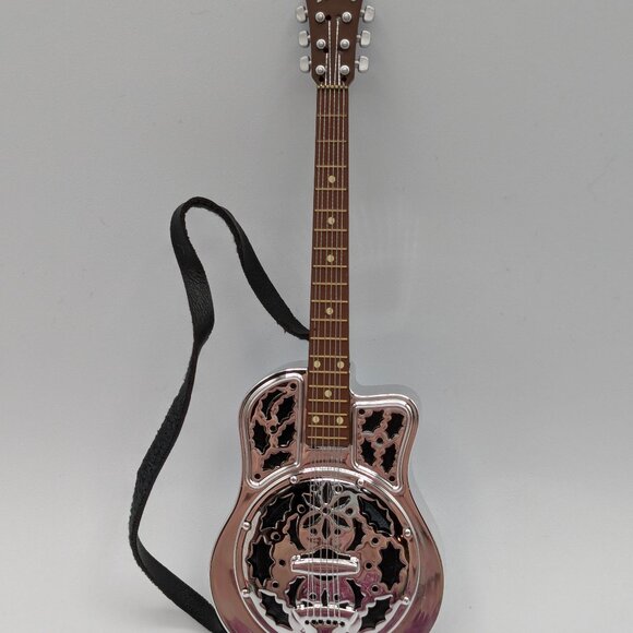 Hallmark Keepsake Up On The Housetop 2016 Guitar Christmas Ornament, Magic Sound - Picture 1 of 10